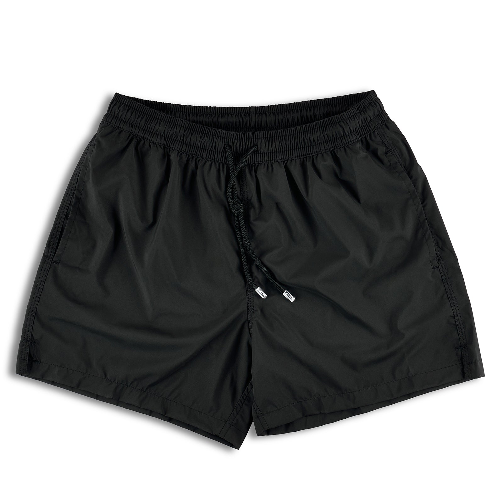 Fedeli Swim Shorts in Seaweed Black