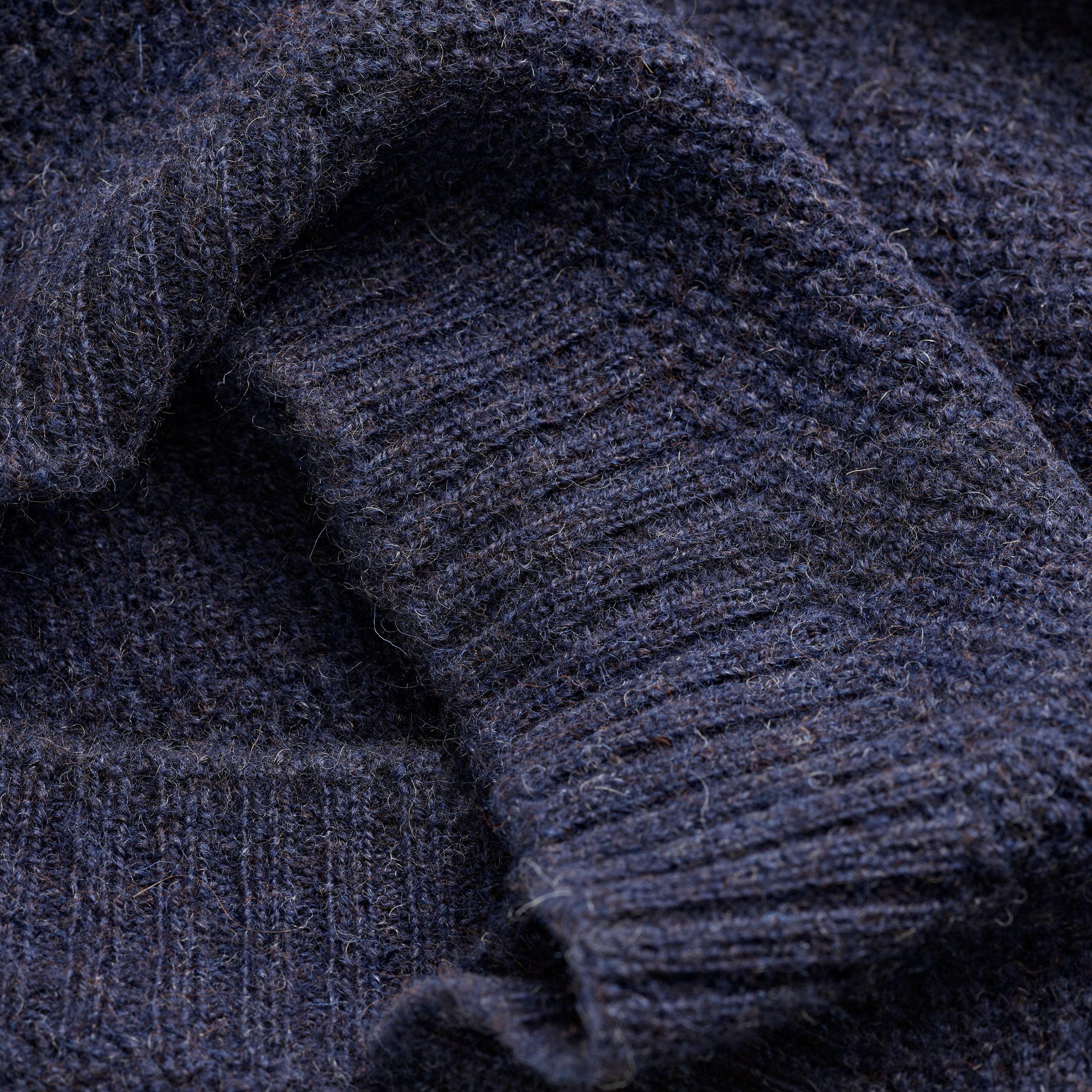 John Smedley Couper Woollen British Blue Pullover