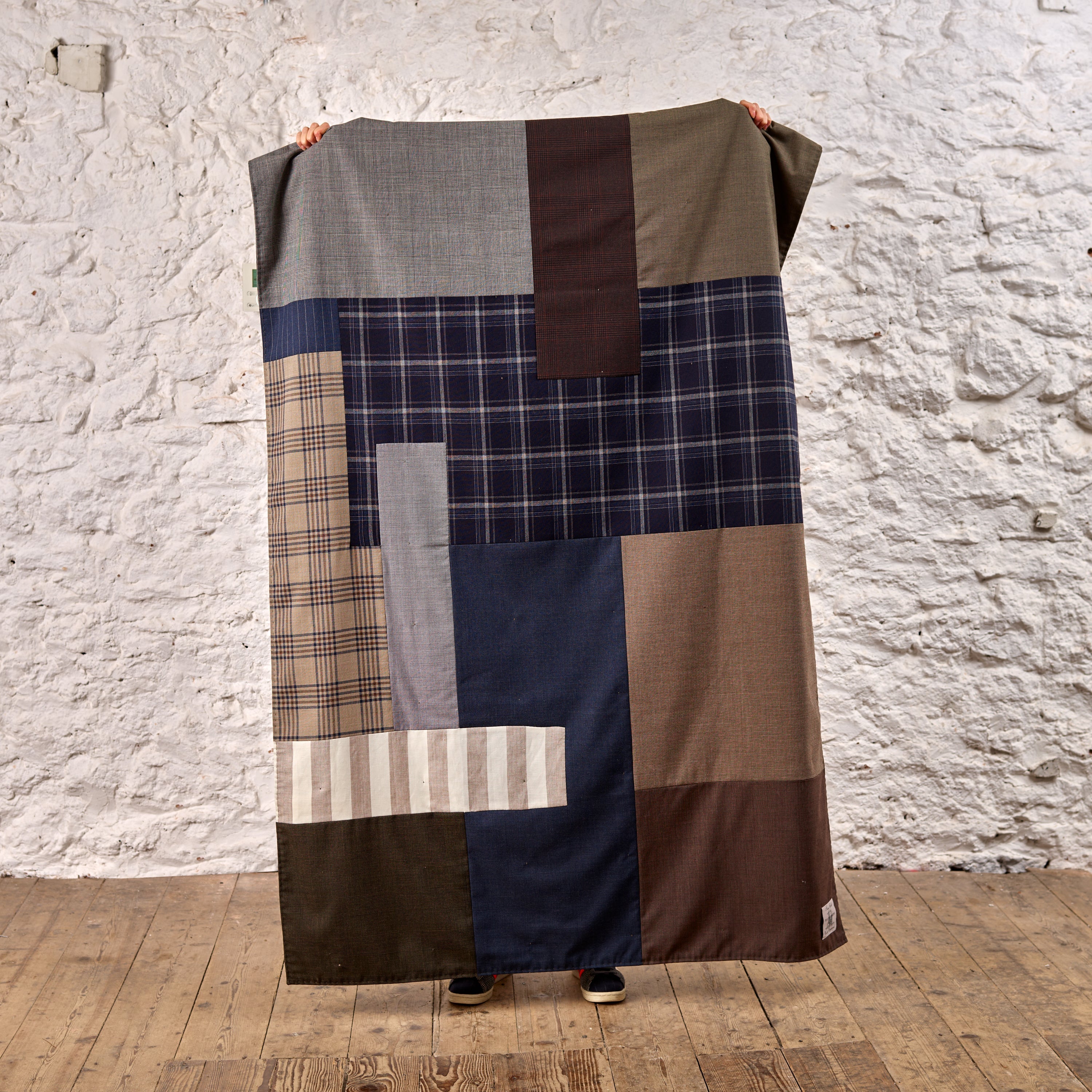 The Double Worsted Patchwork Throw