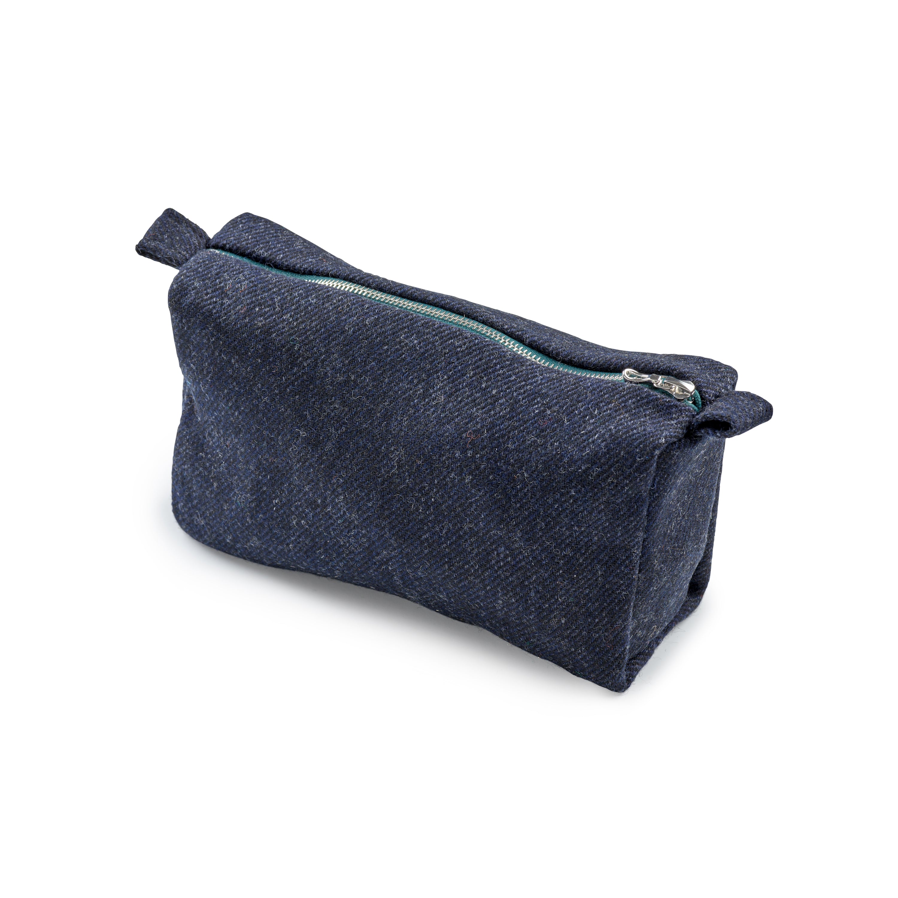 Fox Tweed Char-Navy Medium Wash Bag