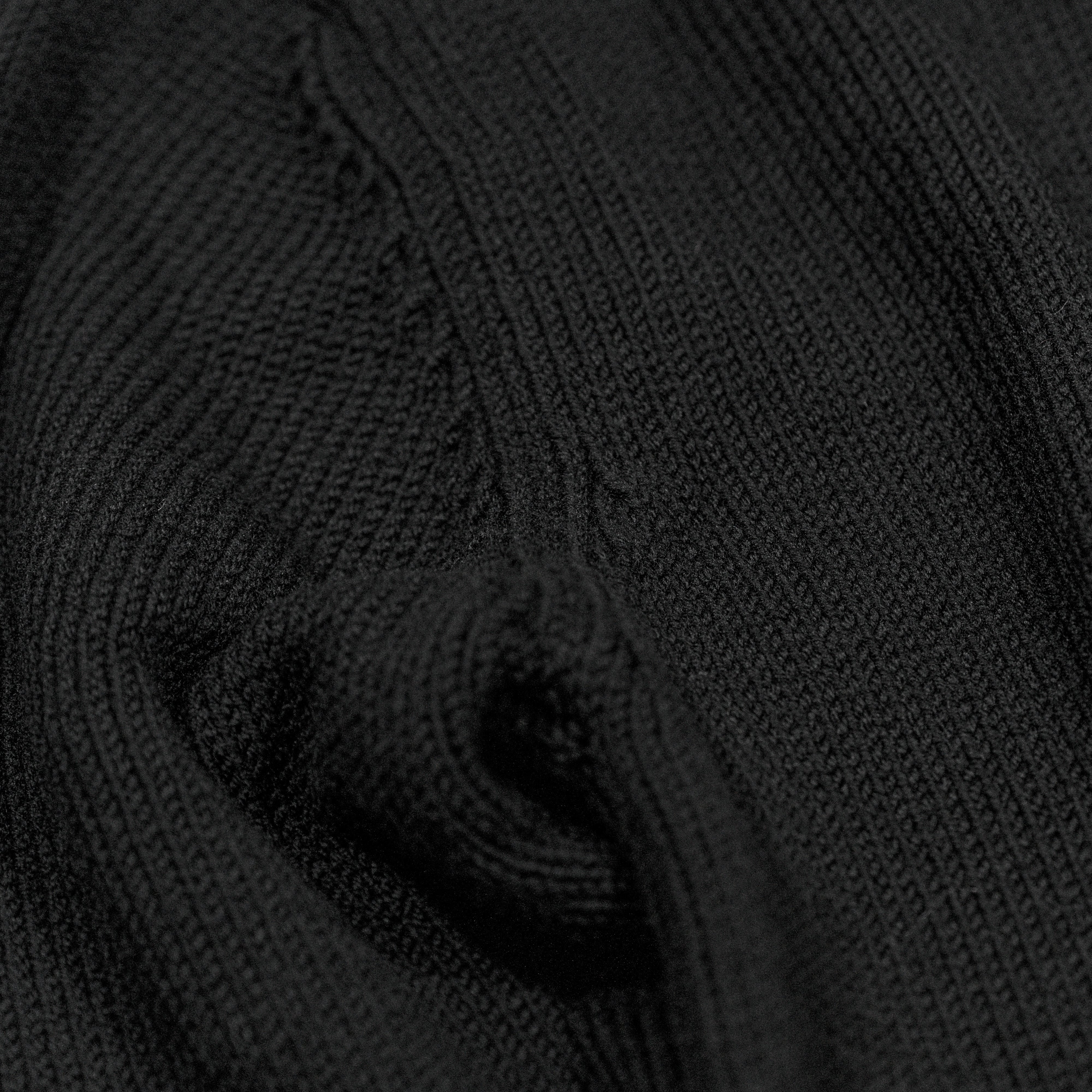 Racing Driver Knitted Roll Neck Jumper in Black