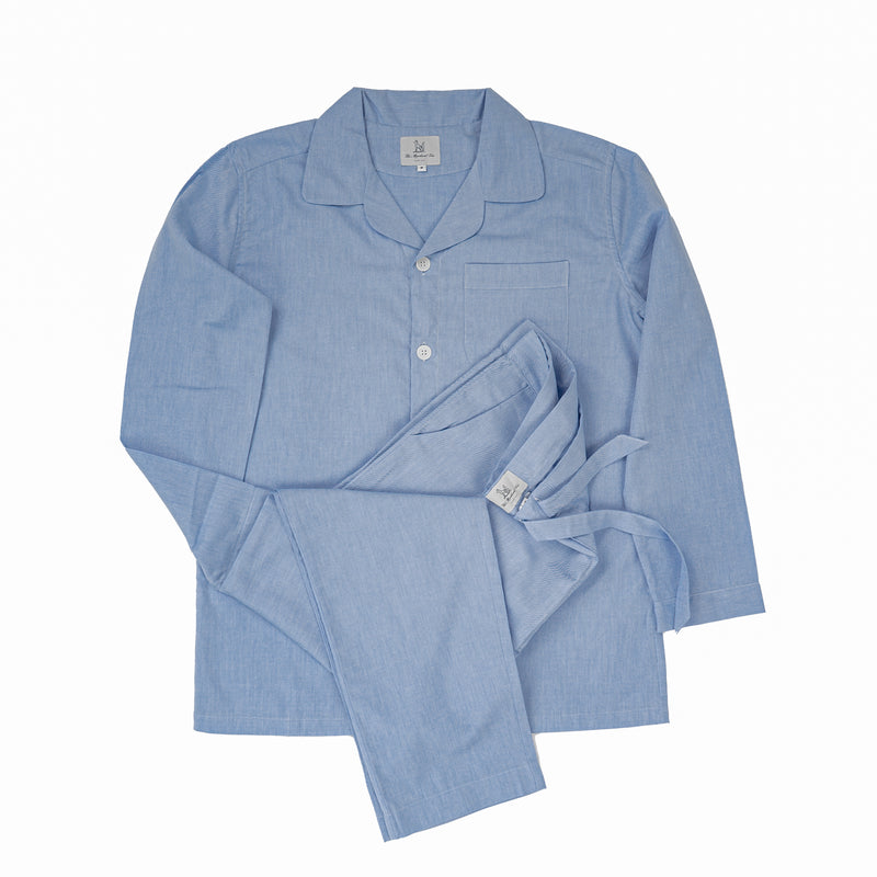 The Merchant Fox Pyjamas in Mid-Blue