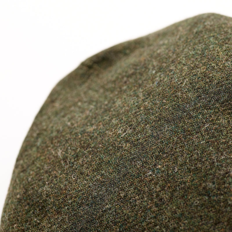 Fox Tweed Classic Cap In Forest Green Twill Crown