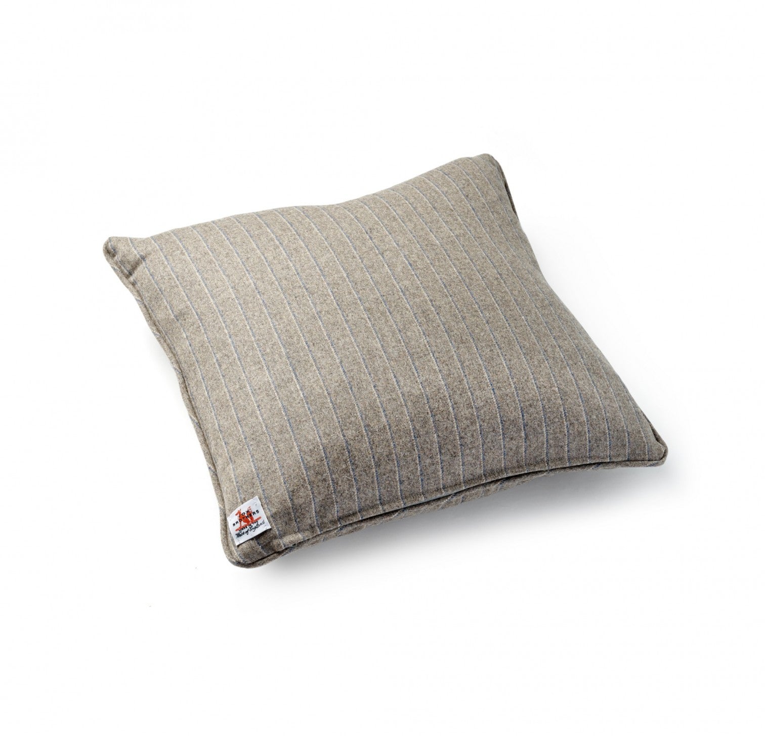 Soft-Grey Stripe Cushion