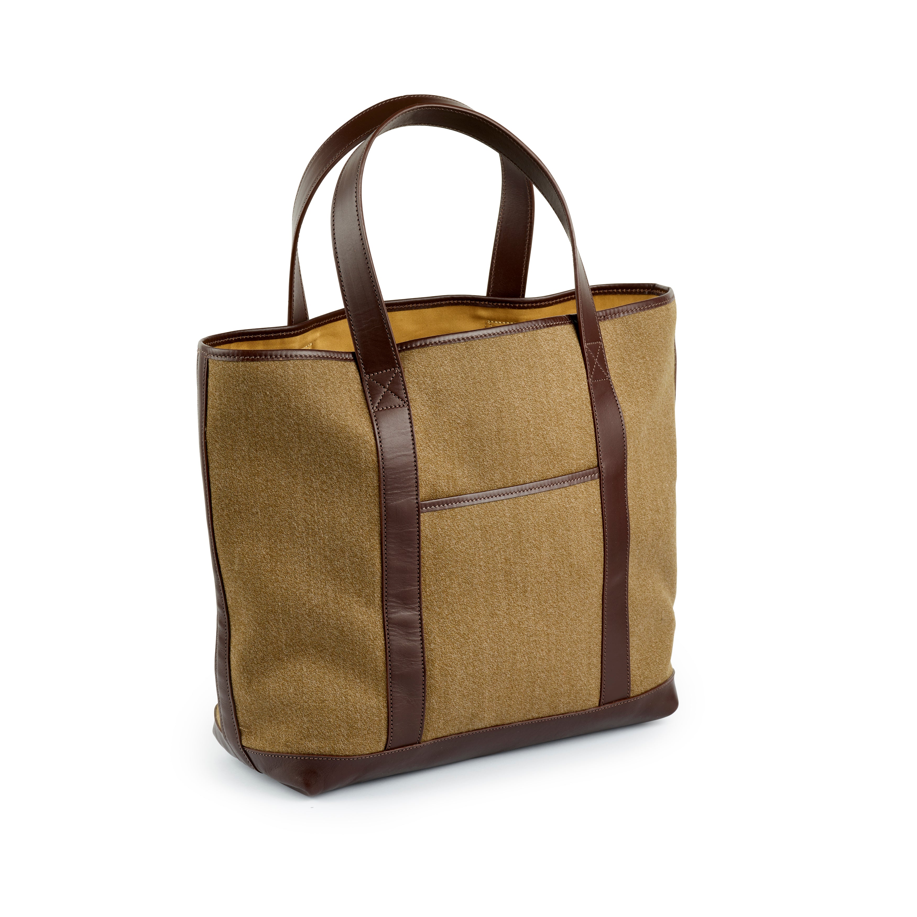 Fox Covert Cloth Olive Tote Bag